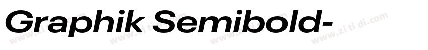 Graphik Semibold字体转换